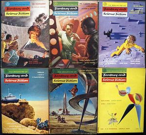 Fantasy & Science Fiction: 1955 - Volume 8, #1 - #6 (6 issues)