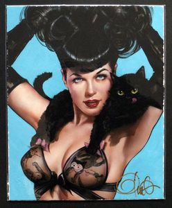 Bettie Page: Irving Claws art by Olivia (de Berardinis)