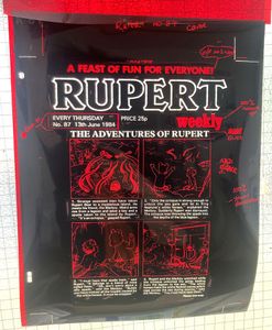 Rupert Weekly No. 87 - Transparencies Set art by 20th Century unidentified artist
