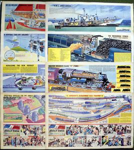 Eagle Comic Cutaways: 1955 (20 Pages) art by Leslie Ashwell Wood