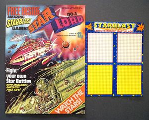 Starlord issue #3 with Original Free Gift by Alan Hebden, Chris Lowder, Pat Mills, John Wagner