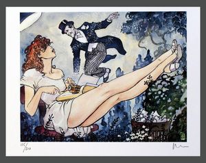 Fred Astaire art by Milo Manara
