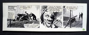 Modesty Blaise Daily Strip #5609A art by Neville Colvin