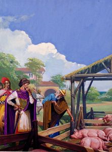 The Prophecy of the Pigs art by Severino Baraldi