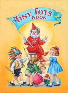 The Tiny Tots book cover art by E V Abbott