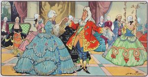 The Donkey Skin: Dancing with the King art by Jesus Blasco