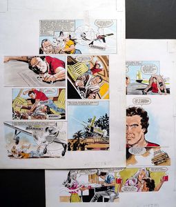 The Fall Guy - Colt Seavers, You're All Heart (TWO pages) art by Jim Baikie