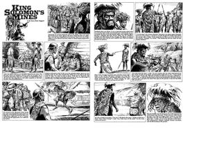 King Solomon's Mines Pages 11 and 12 (two pages) art by Bill Baker