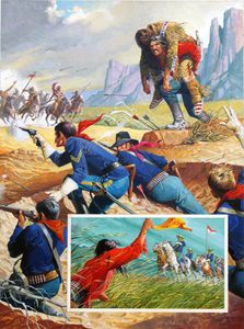 The Heroes of Buffalo Wallow 1 art by Severino Baraldi
