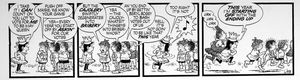 The Perishers Daily Strip L93: The Democratic Process art by Dennis Collins and Maurice Dodd
