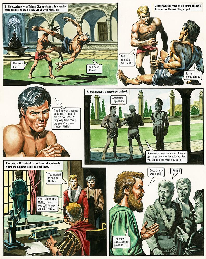 The Trigan Empire: Look and Learn issue 646a (1 June 1974) art by Philip Corke