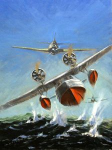Biggles and The Black Peril art by Graham Coton