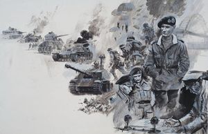 Montgomery of Alamein art by Graham Coton