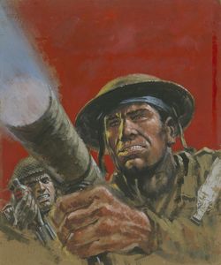 War Picture Library Holiday Special cover 1970 art by Graham Coton