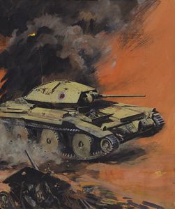 War Picture Library cover #1086  'Battle Cruiser' art by Graham Coton