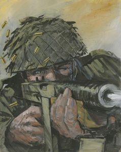 War Picture Library cover #1842  'The House of Death' art by Graham Coton