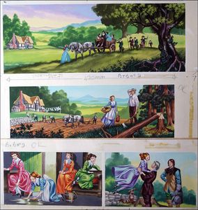 Beauty and the Beast - Life at the Farm art by Ron Embleton