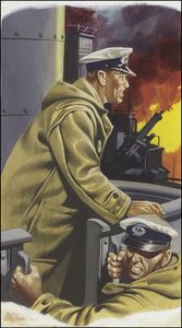 Mountbatten of Burma art by Ron Embleton