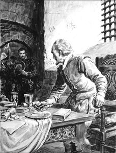 Death of a Hero art by Cecil Doughty