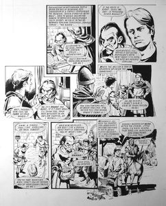 Robin of Sherwood: Blacksmith (TWO pages) art by Phil Gascoine