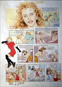 Kylie Minogue - Kylie's Story 1 (TWO pages) art by Maureen & Gordon Gray