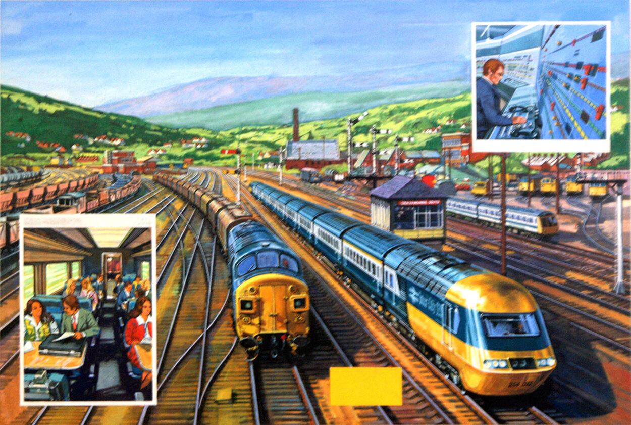 The Age of the Train art by Harry Green