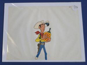 Lucky Luke Production Cel art by Hanna-Barbera