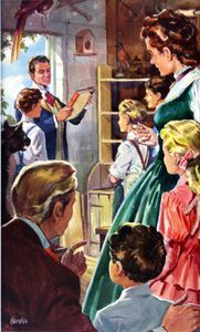 Little Men The Beginnings of a Library art by Jack Hardee