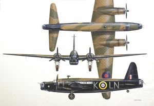 Vickers Wellington art by Keith Fretwell