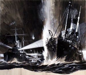 The Spy Who Began a Battle art by Wilf Hardy