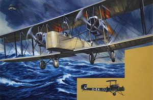 Vimys Over the Waves art by Wilf Hardy