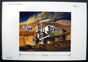 Space Wars - Wilf Hardy art by Wilf Hardy