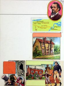 Charles Dickens and the Dover Road art by Peter Jackson