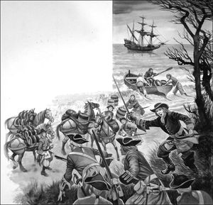 Smugglers Versus Tax Men art by Peter Jackson