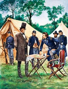 Abraham Lincoln at War art by Peter Jackson