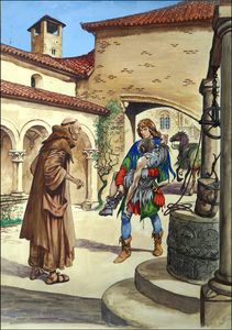St Francis of Assisi art by Peter Jackson