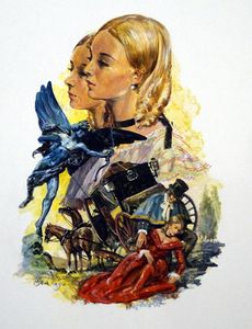 Stranger At The Wedding book cover art art by Gordon King