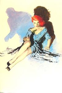 Dame in Danger art by Robert Maguire