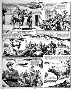 Agent of the Queen - Hunting Boar (TWO pages) art by Bill Lacey