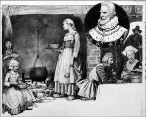 Henry IV and Chicken in the Pot art by John Millar Watt