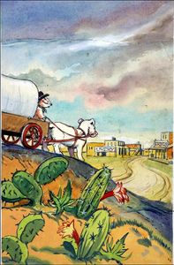 Gulliver Goes West 12 art by Philip Mendoza