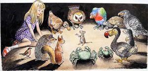 Alice In Wonderland - The Rats Tale art by Philip Mendoza