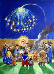 Fireworks art by Philip Mendoza