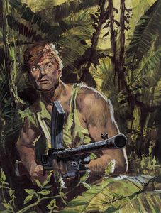 Battle Picture Library cover #195  'The Darkest Hour' art by Jordi Penalva