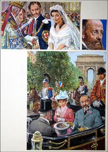King Edward VII art by Ken Petts