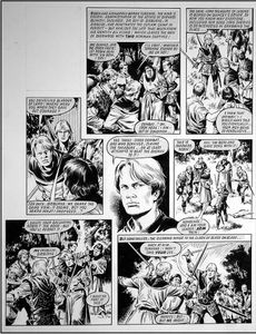 Robin of Sherwood: This Is Madness Robin (TWO pages) art by Mike Noble