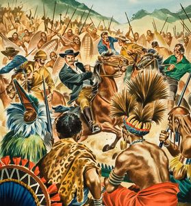 Cecil Rhodes art by Mike Noble