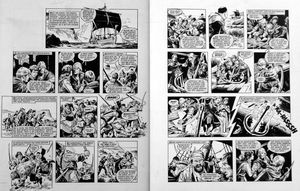 Robin of Sherwood: Anchors Aweigh! (TWO pages) art by Mike Noble