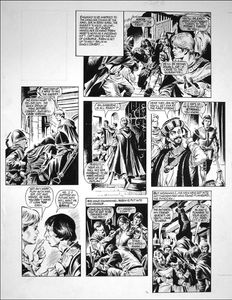 Robin of Sherwood: Crossbow (TWO pages) art by Mike Noble