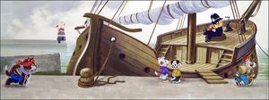 The Law on the High Seas art by William Francis Phillipps